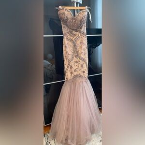 Terani couture fishtail gown